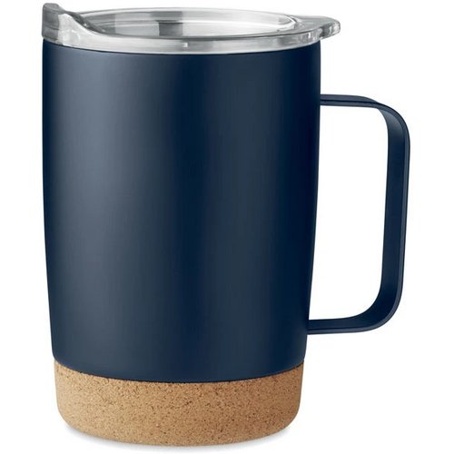 Dubbelwandige drinkbeker Ruby 300 ml Kobaltblauw