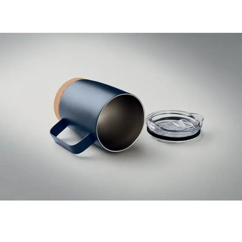 Dubbelwandige drinkbeker Ruby 300 ml Kobaltblauw