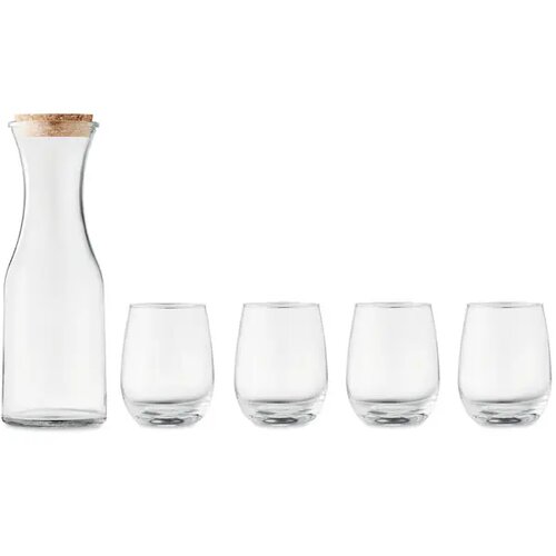 Drankenset gerecycled glas Piccadilly transparant