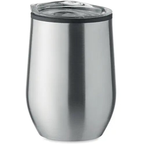 Dubbelwandige reisbeker Zilver 350 ml
