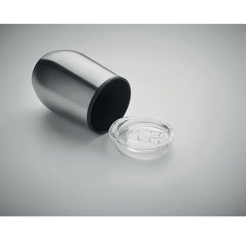 Dubbelwandige reisbeker Zilver 350 ml