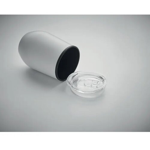 Dubbelwandige reisbeker Wit 350 ml