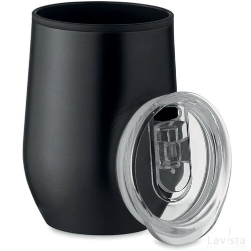 Dubbelwandige reisbeker 350 ml Chin chan zwart