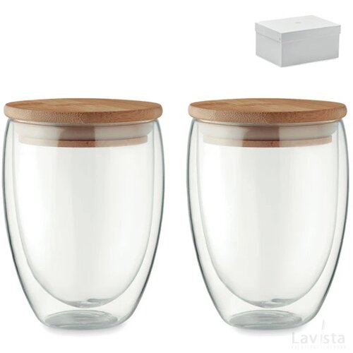 Set van 2 glazen 350 ml Tirana set transparant