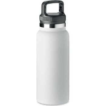 Dubbelwandige veldfles 970 ml Cleo large wit