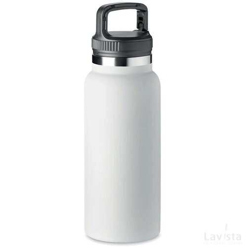 Dubbelwandige veldfles 970 ml Cleo large wit