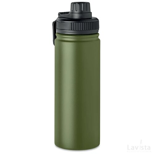 Dubbelwandige fles 500 ml Mili donkergroen
