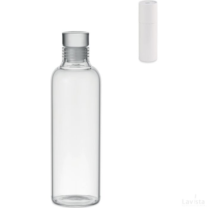Borosilicaat fles 500 ml Lou transparant