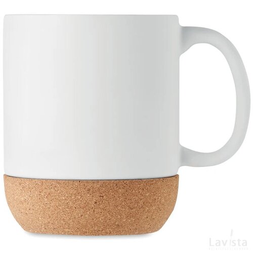 Matte keramische mok 300 ml Wit