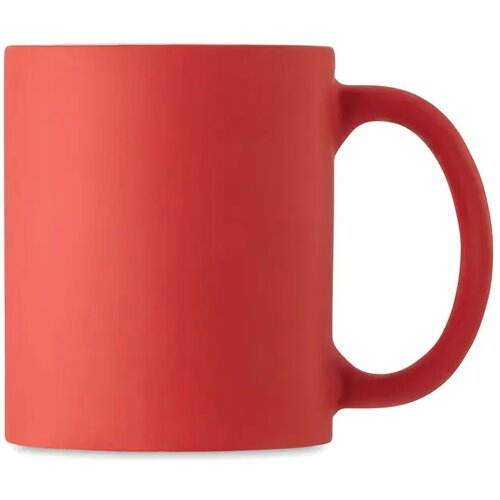 Matte gekleurde mok Dublin Rood 300 ml