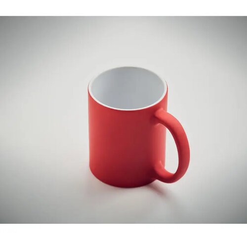 Matte gekleurde mok Dublin Rood 300 ml