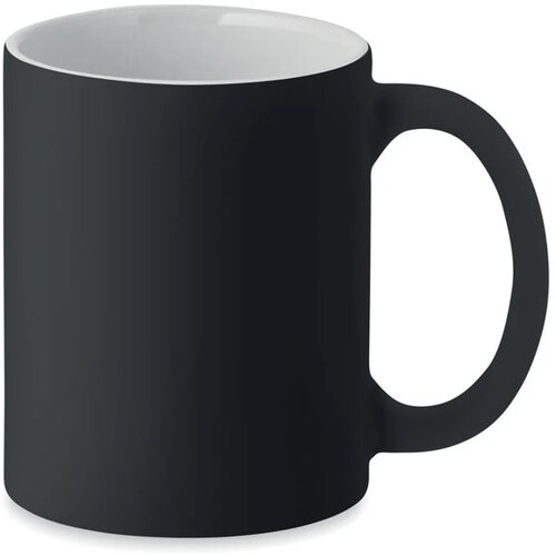 Matte gekleurde mok Dublin Zwart 300 ml