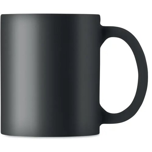 Matte gekleurde mok Dublin Zwart 300 ml