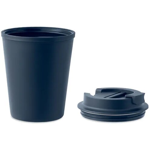 Gerecyclede koffiebeker Kobaltblauw 300 ml