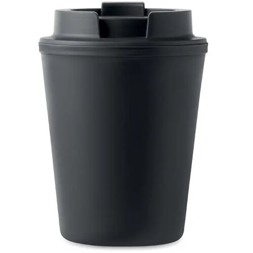 Gerecyclede koffiebeker Zwart 300 ml