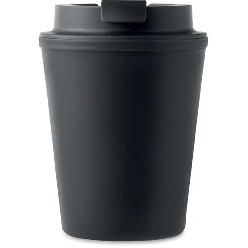 Gerecyclede koffiebeker Zwart 300 ml
