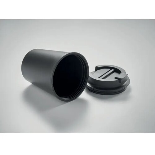 Gerecyclede koffiebeker Zwart 300 ml