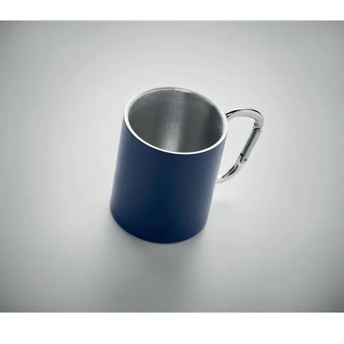 Metalen mok dubbelwandig 300ml Trumba Kobaltblauw