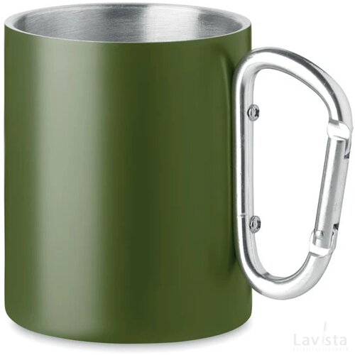 Metalen mok dubbelwandig 300ml Trumba Groen