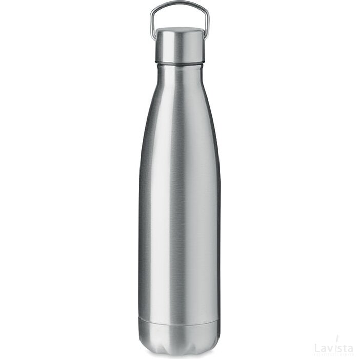 Dubbelwandige fles 500ml Arctic mat zilver