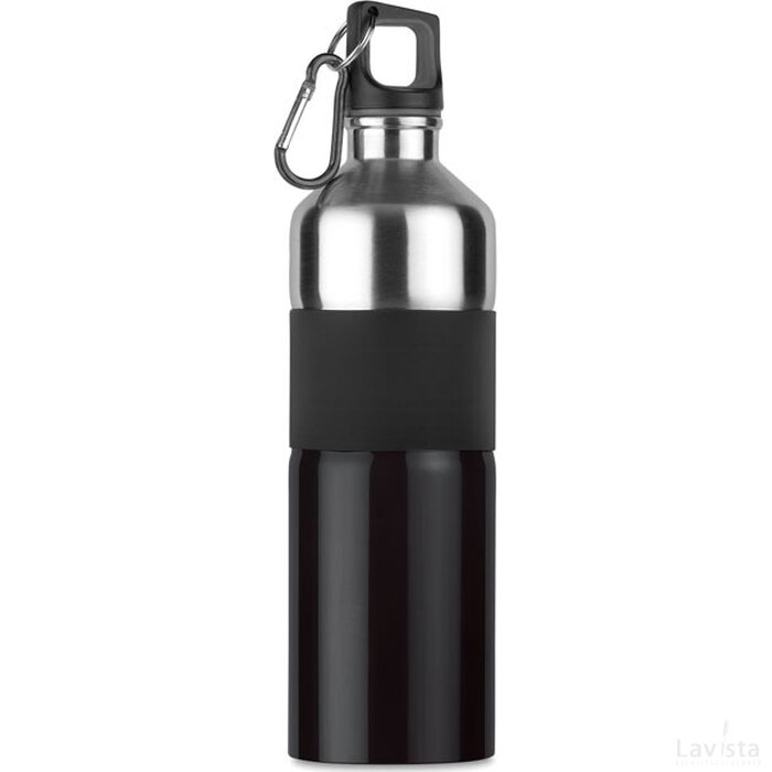 Tweekleurige drinkfles 750 ml Tenere zwart