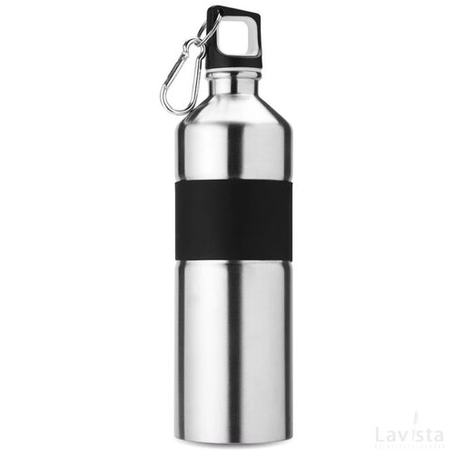 Tweekleurige drinkfles 750 ml Tenere mat zilver