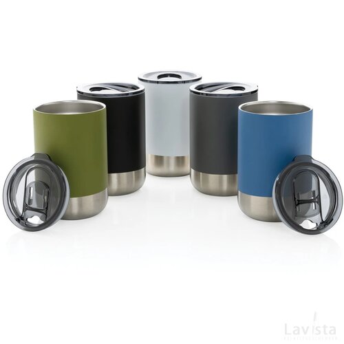 RCS gerecycled roestvrijstalen beker antraciet