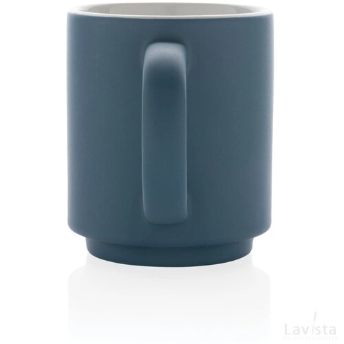 Keramische stapelbare mok Blauw