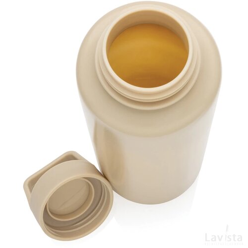 RCS gecertificeerd recycled PP waterfles met handvat bruin