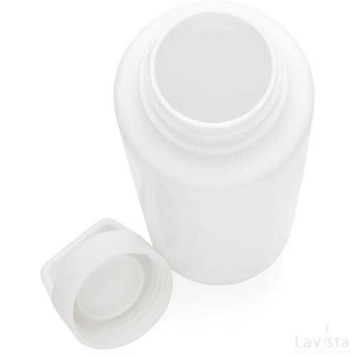 RCS gecertificeerd recycled PP waterfles met handvat wit