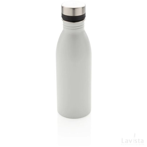 RCS gerecycled roestvrijstalen luxe waterfles wit