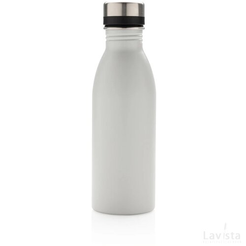 RCS gerecycled roestvrijstalen luxe waterfles wit