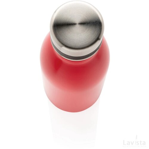 RCS gerecycled roestvrijstalen luxe waterfles rood