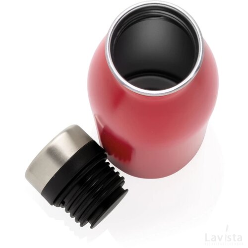 RCS gerecycled roestvrijstalen luxe waterfles rood