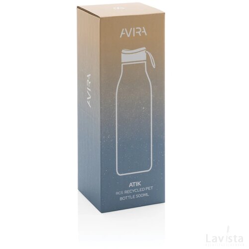 Avira Atik RCS gerecycled PET fles 500ML blauw