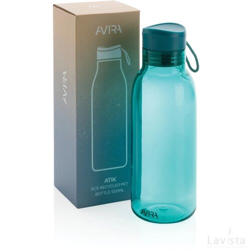 Avira Atik RCS gerecycled PET fles 500ML turquoise