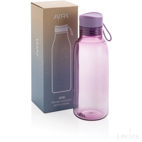 Avira Atik RCS gerecycled PET fles 500ML paars