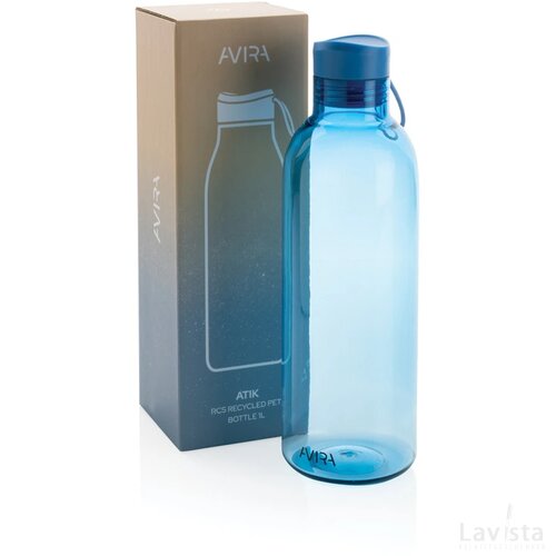Avira Atik RCS Gerecycled PET fles 1L blauw