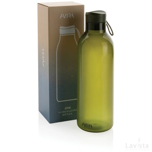 Avira Atik RCS Gerecycled PET fles 1L groen