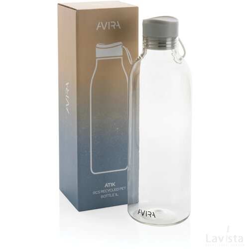 Avira Atik RCS Gerecycled PET fles 1L transparant