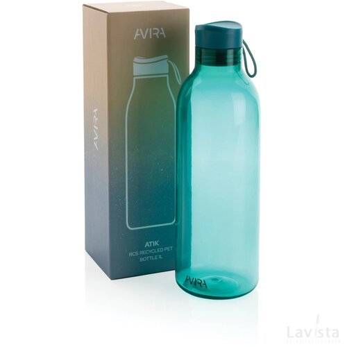 Avira Atik RCS Gerecycled PET fles 1L turquoise