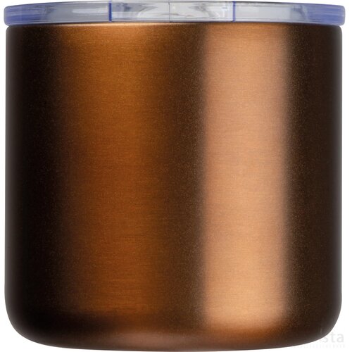 Dubbelwandige vacuüm drinkbeker, 300 ml rosé metallic