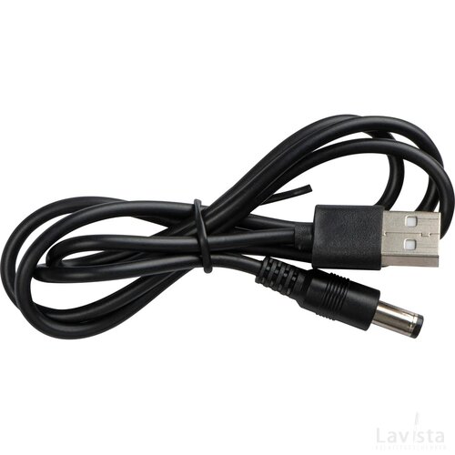 Drinkbeker met USB aansluiting zilvergrijs