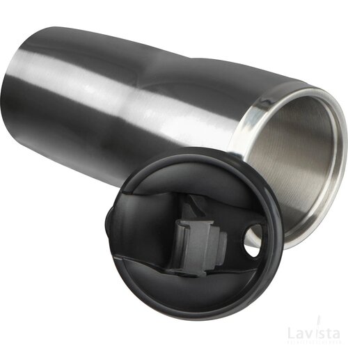 Drinkbeker met een RVS ommanteling, 500 ml zilvergrijs