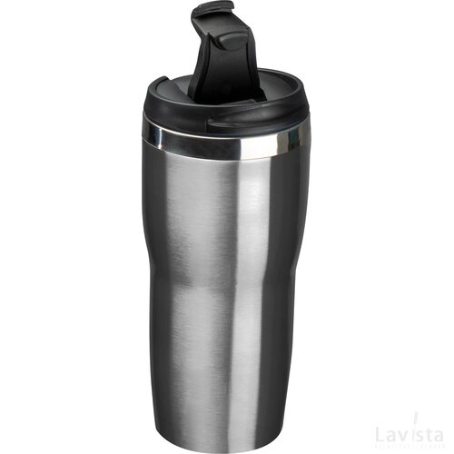 Drinkbeker met een RVS ommanteling, 500 ml zilvergrijs