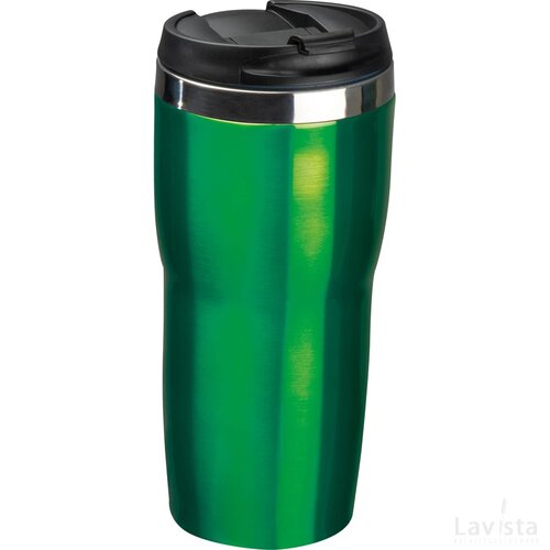 Drinkbeker met een RVS ommanteling, 500 ml groen