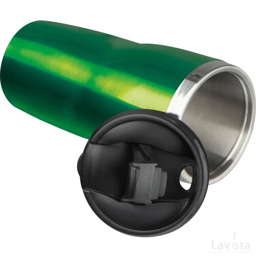 Drinkbeker met een RVS ommanteling, 500 ml groen