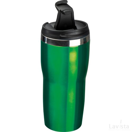 Drinkbeker met een RVS ommanteling, 500 ml groen