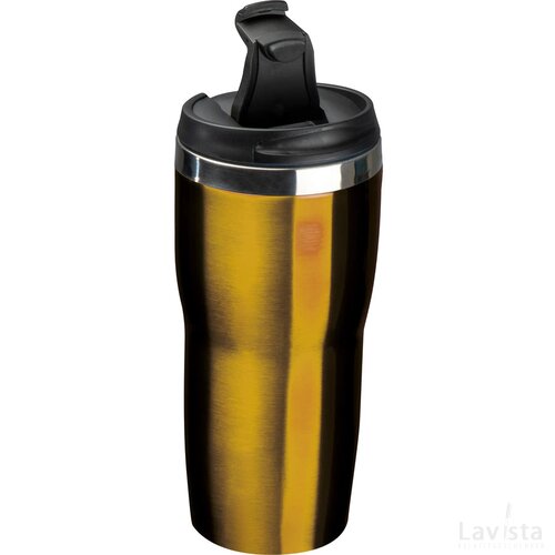 Drinkbeker met een RVS ommanteling, 500 ml goud
