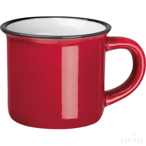 Espressokopje Rood